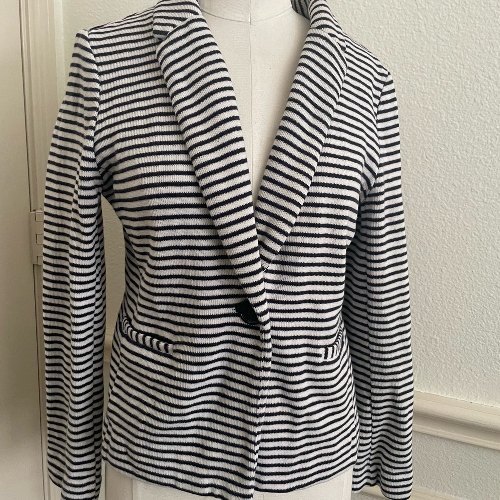 Ann Taylor striped blazer